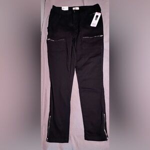 Joie Contemporary Fit Zipped Black Cargo Pants Size 6/28 New With Tags
